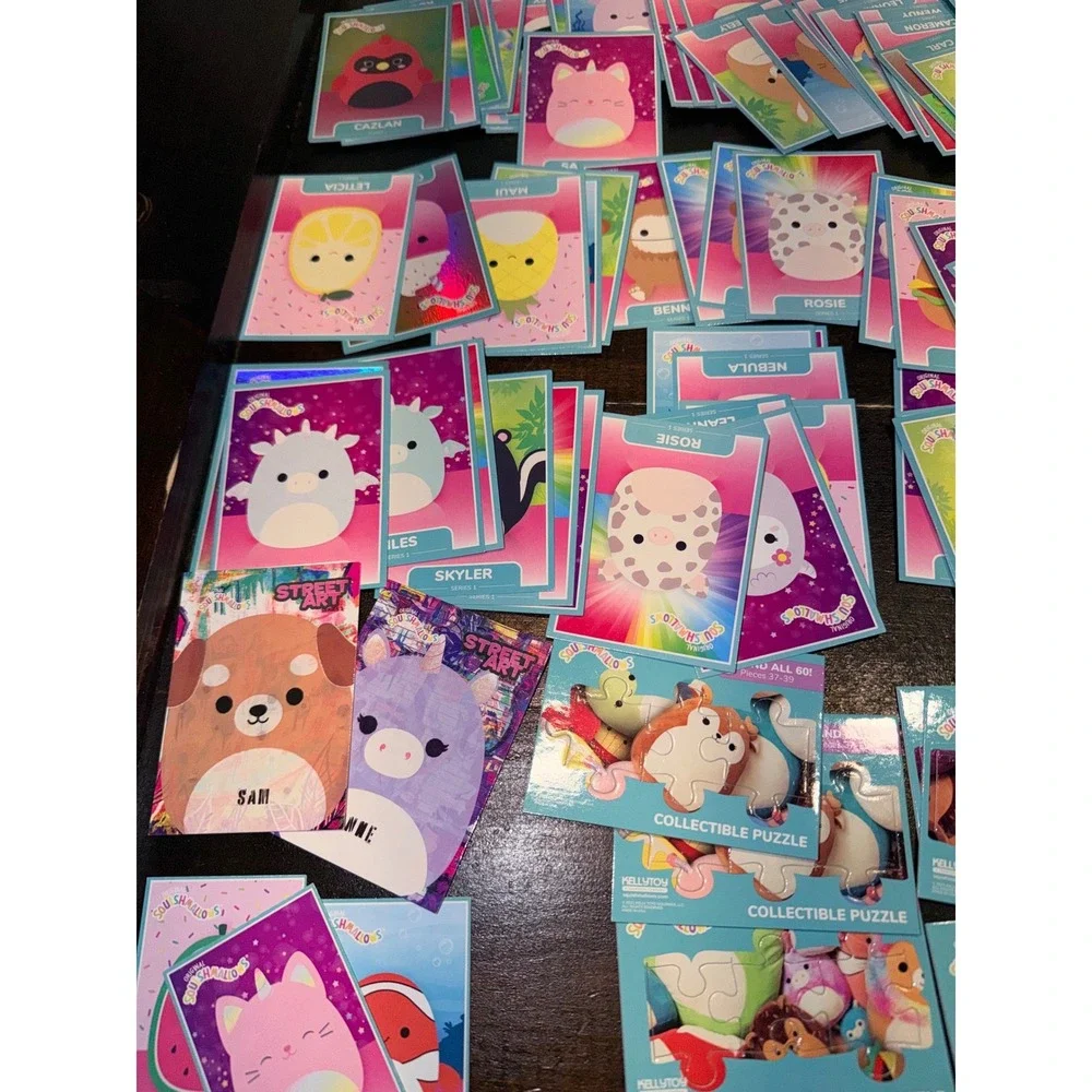 Squishmallows Series 1 Trading Lot Card Lot‎ Holos Mini Rare Puzzle
